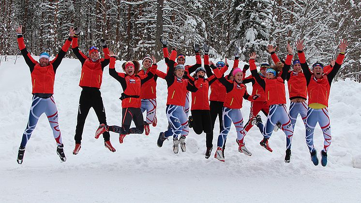 Det tjeckista ungdomslandslaget har laddat några dagar i Piteå inför tävlingarna. Foto: Ann-Sofie Boman