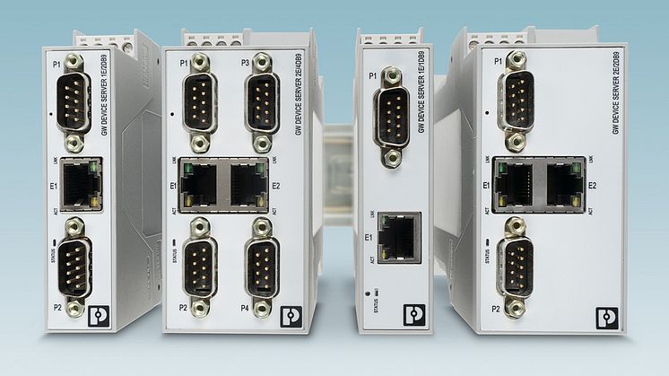 Seriella gränssnittsomvandlare till Ethernet
