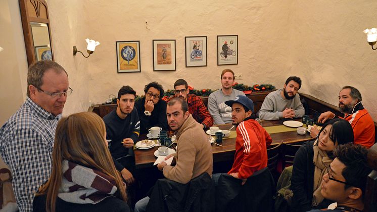 Gesprächsrunde im Barthels Hof  