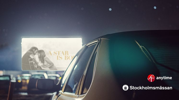 Stockholmsmässan och SF Anytime bjuder på drive-in-bio