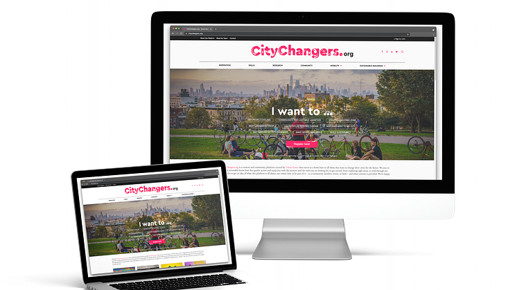 Mockup CityChangers Website