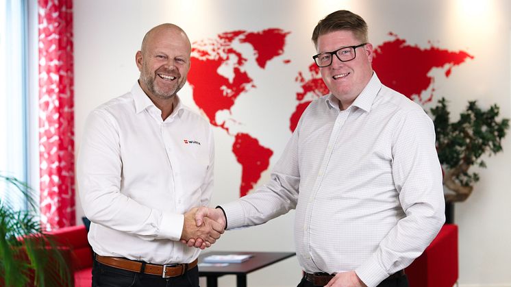 Patrik Löhmus, divisionchef Würth tillsammans med Daniel Wirzén, chef för TUNAP Sverige
