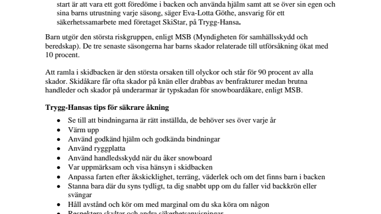 Många vuxna är dåliga föredömen i skidbacken