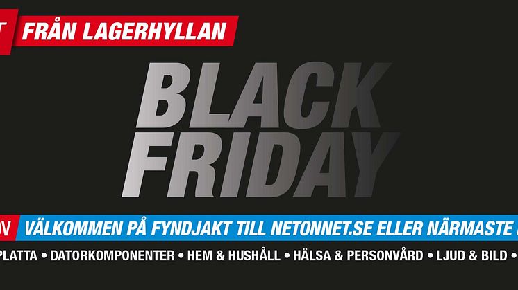 Black Friday hos NetOnNet inleddes med många nya rekord