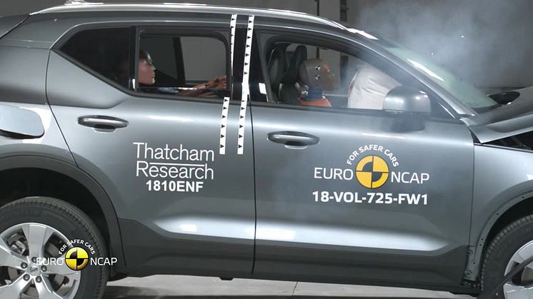 Volvo XC40 passive and active safety testing montage - July 2018