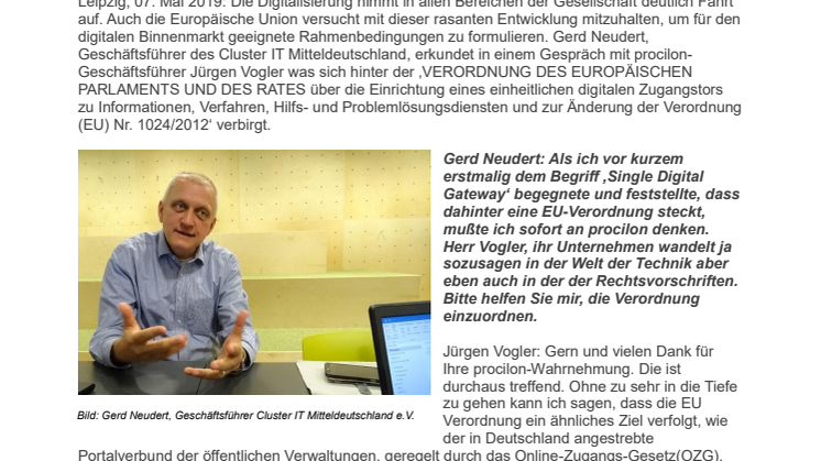 Der Weg zum digitalen Binnenmarkt oder Was ist ein Single Digital Gateway?