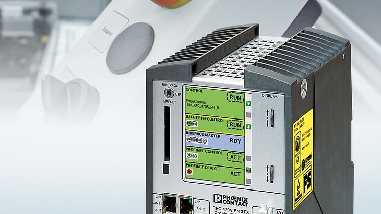 Säkerhets-PLC för Profinet/Profisafe