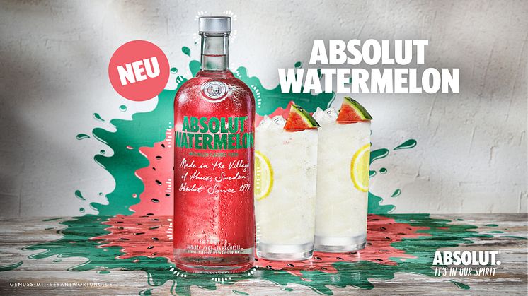 Perfekt für den Sommer: Absolut Watermelon