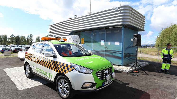 Ny hydrogenstasjon på Gardermoen