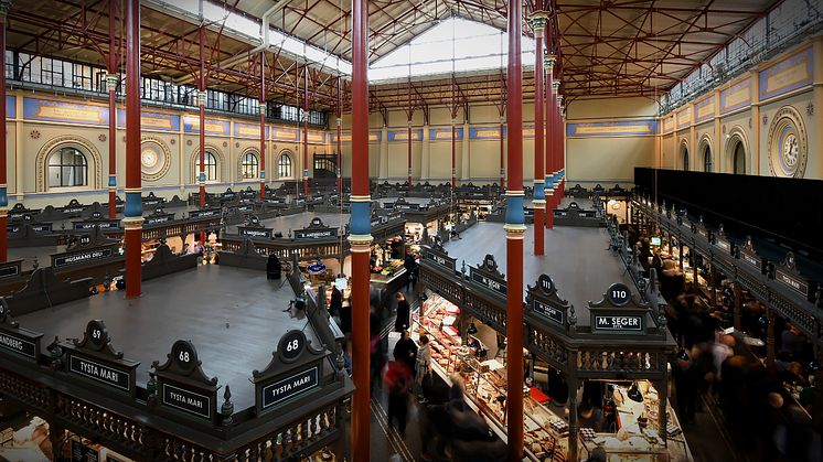 Östermalms saluhall, mars 2020