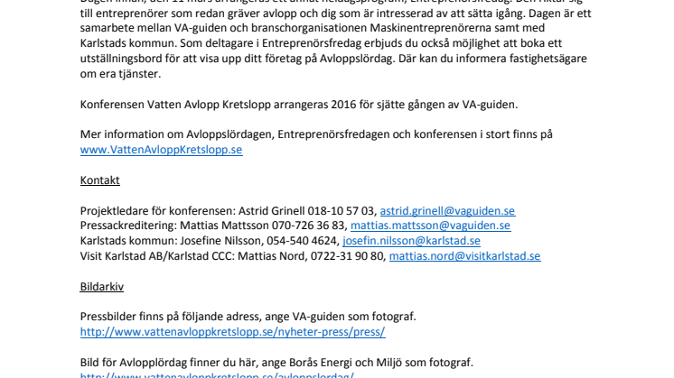 Avloppslördag på Karlstad CCC