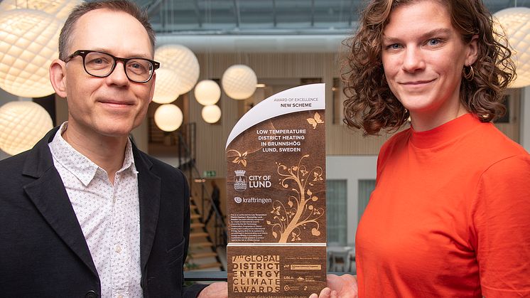 Pris från sjunde Global District Energy Climate Awards