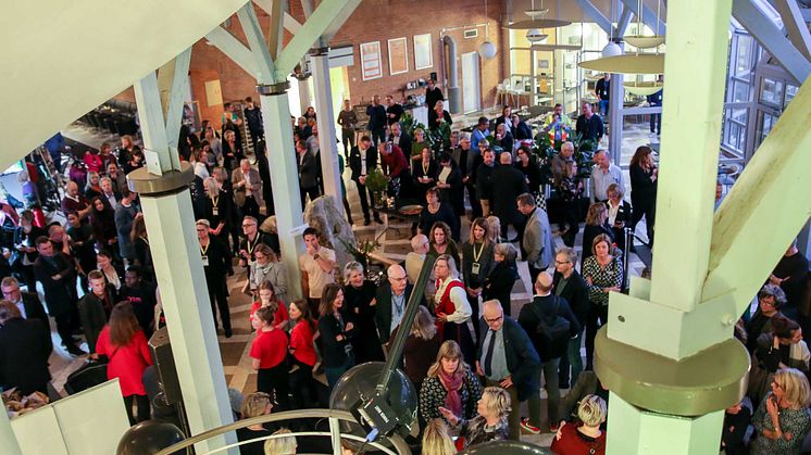 Hundratal engagerade ville vara med när Dalarna Science Park invigdes 30 november 2018.