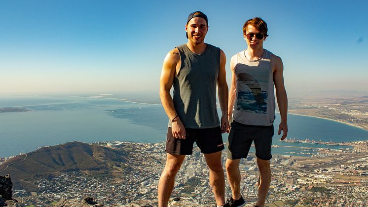 Martin Karlgren och Marcus Berglund i Sydafrika