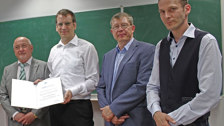 Neuer Honorarprofessor für Geschäftsprozess- und Fabrikmanagement“ am Fachbereich Ingenieur- und Naturwissenschaften (INW)