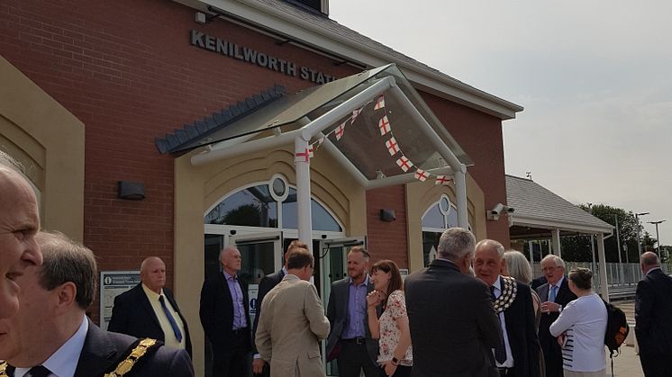 Official opening of Kenilworth station