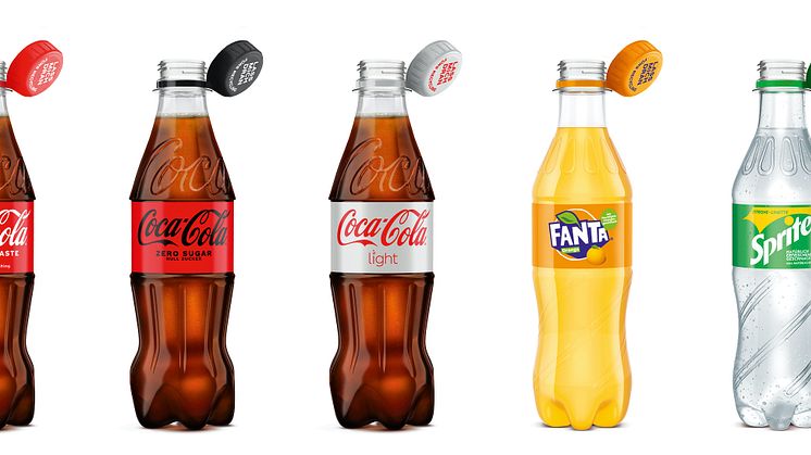 Coca-Cola Deutschland beginnt mit der Umstellung von Getränkeverschlüssen für alle PET-Einwegflaschen