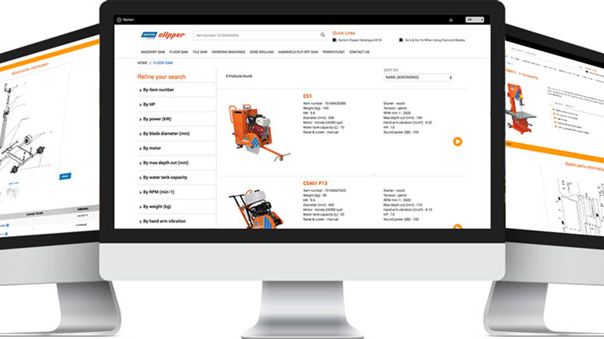 Uppdaterad hemsida för Norton Clipper reservdelar