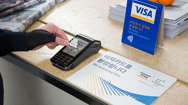 Visa présente ses nouveaux accessoires de paiement  pour les supporters assistant aux  Jeux Olympiques d’hiver de Pyeongchang 2018