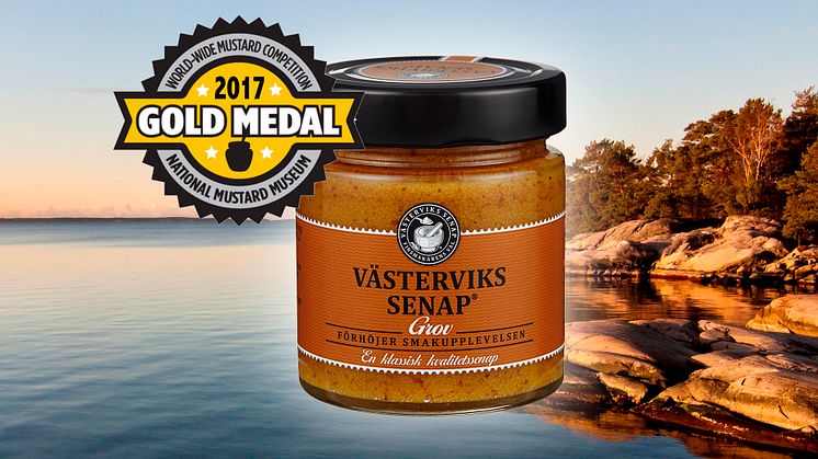 Guldmedalj till Västerviks senap® Grov i Senaps- VM! 