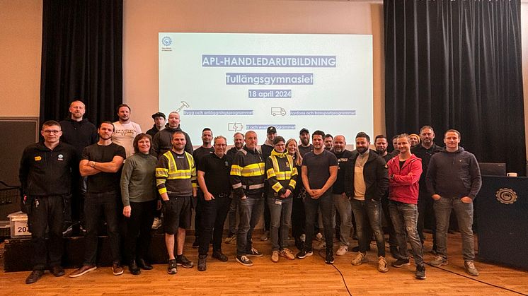 Deltagare vid utbildningen för APL-handledare 18 april