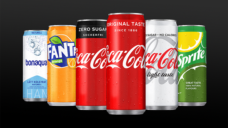 Coca-Cola i Sverige lanserar ny burkförpackning 
