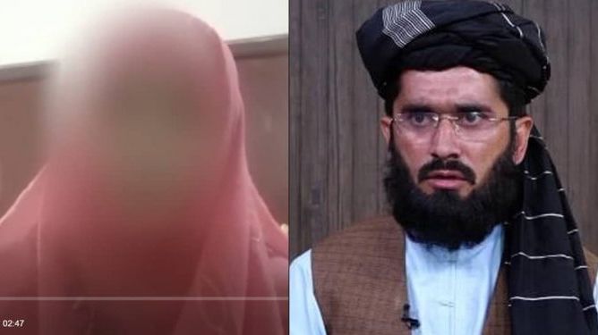 Elaha tvingades gifta sig med talibansk f.d. hög tjänsteman. Hon la ut en video och berättade. *)