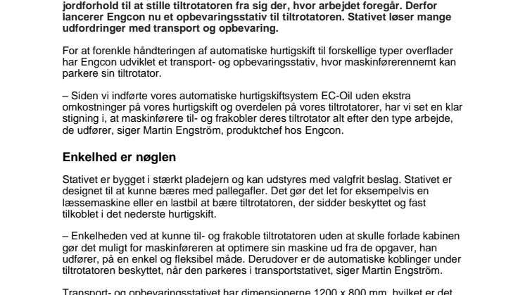 071021_press_Engcon forenkler transport og opbevaring af tiltrotatorer
