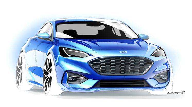Nye Ford Focus 2018 skisser