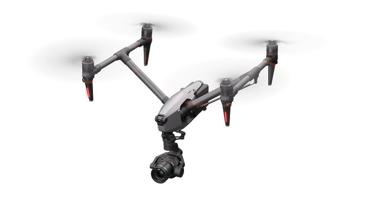 Inspire 3 Overview from the left side_Rotating blades