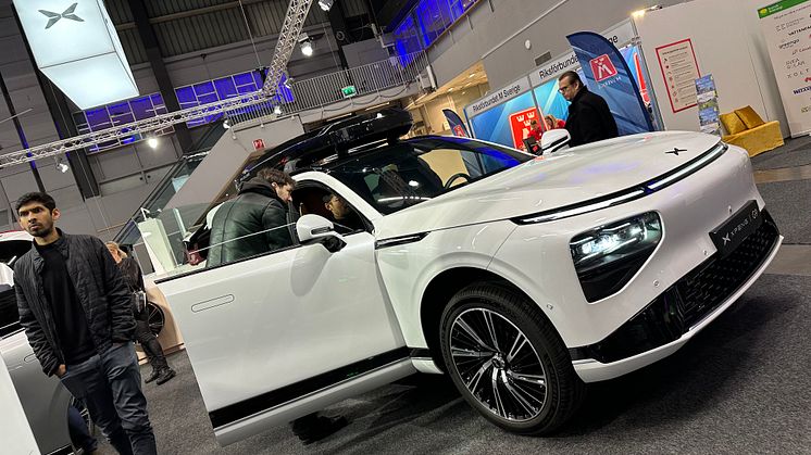 Xpeng G9 på eCarExpo i Göteborg