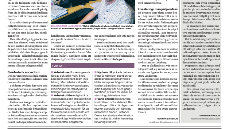 Fight against cancer - Attana's collaborator interviewed