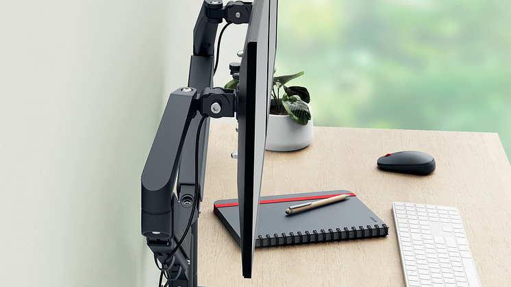 Leitz Dobbelt pladsbesparende monitor arm