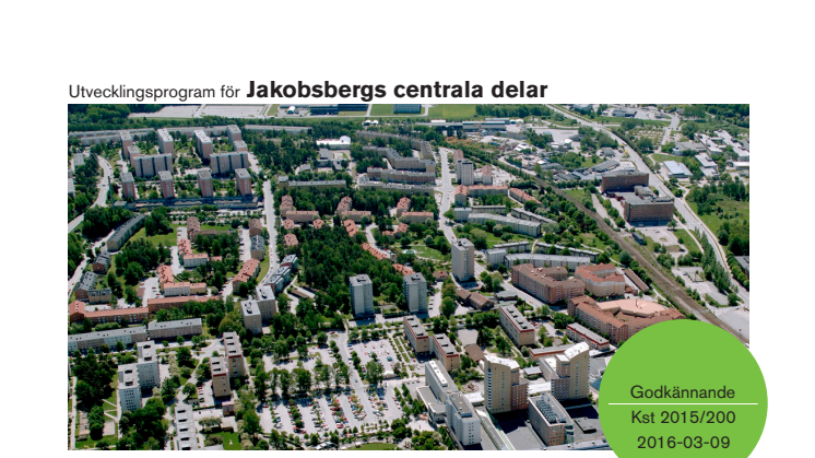 Utvecklingsprogram för Jakobsbergs centrala delar
