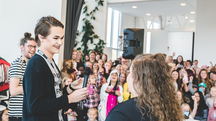 Bild från Tubecon Tour på Helsingborg Arena 2016. 