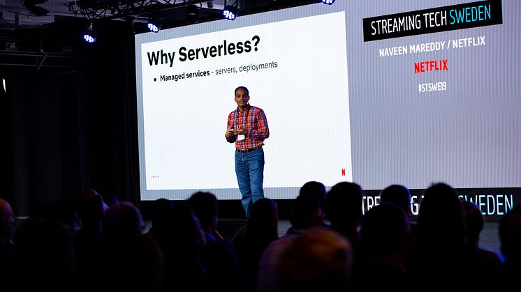 Naveen Mareddy från Netflix på Streaming Tech Sweden 2019