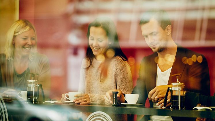 Trendigt presskaffe går hem hos unga