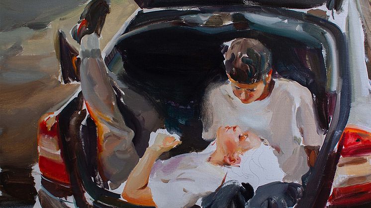 Pavel Grosu, Youth, 2021, Oil on linen, 86 x 110 cm
