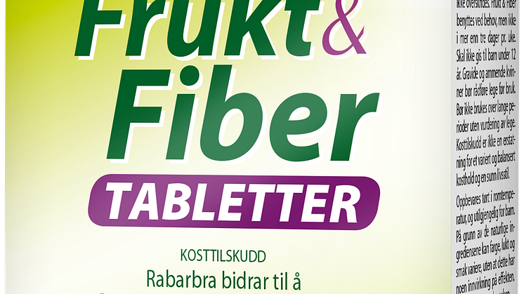 Frukt & Fiber tabletter