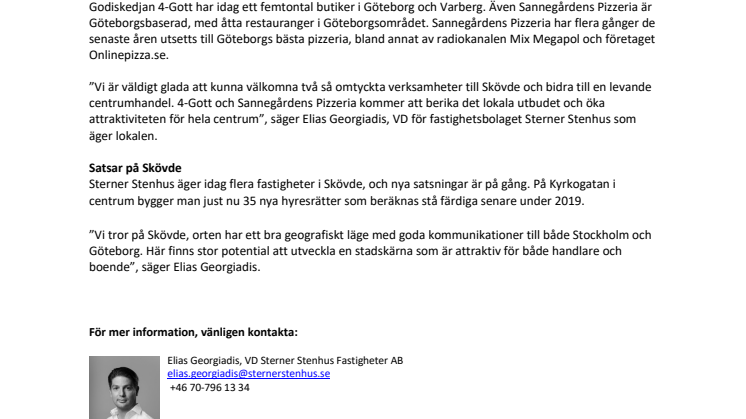 Godiskedja och prisbelönt pizzeria öppnar i centrala Skövde
