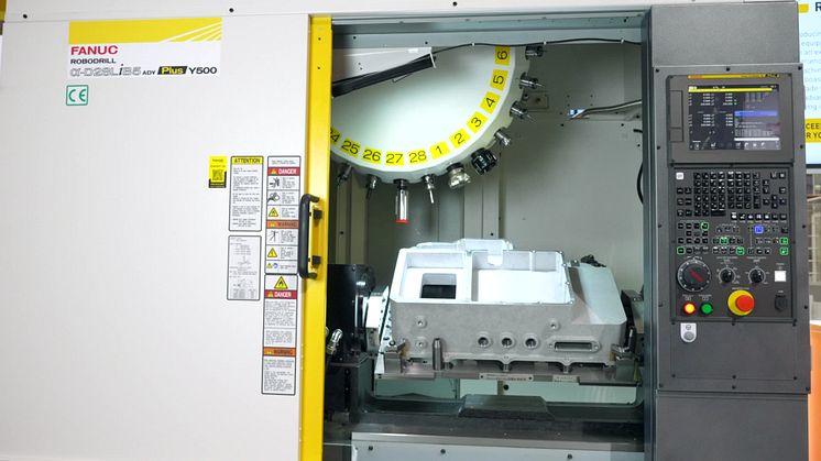 FANUC introducing the largest ROBODRILL a-D28LiB5ADV Plus Y500