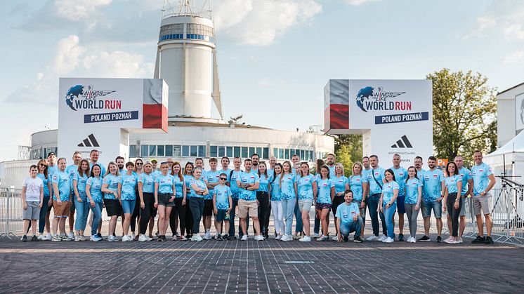 Ponad sześćdziesiąt osób z JYSK pobiegło w Wings for Life 2024