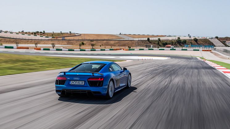 R8 Ara Blue rear right side