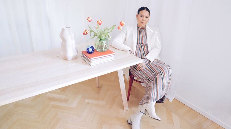 Monika Kichau medverkar i Myrornas kampanj "Mode Medveten"