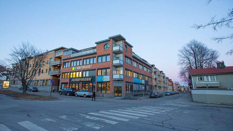 Kontorhuset Bragernes på Losjeplassen i Drammen sentrum.