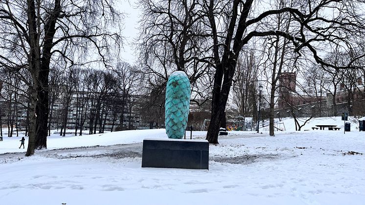 Vannkongle av Kristian Blystad, Klosterenga park