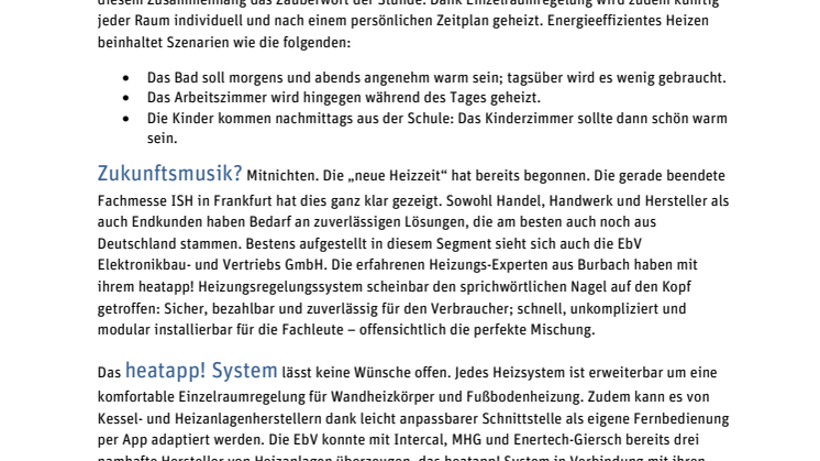 Heizungsregelung per Smartphone: Intelligente Einzelraumlösungen gefragt