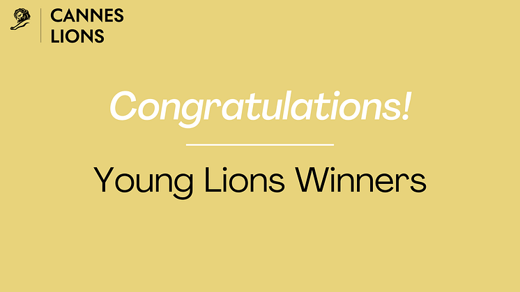 Cannes Young Lions PR Winners