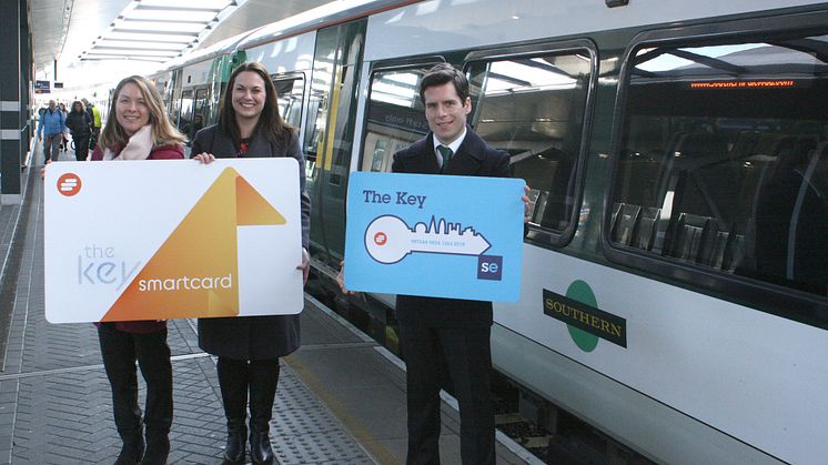 Southern and Southeastern's smartcards work across one another's networks allowing passengers to travel with Southern from Tonbridge to Redhill and on to London Bridge
