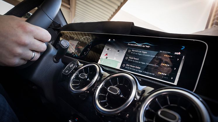 Mercedes-Benz præsenterer nyt infotainmentsystem med kunstig intelligens